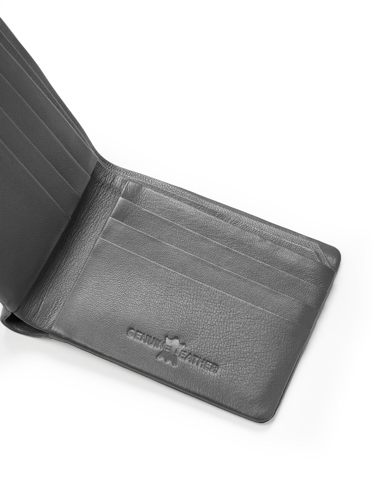 Cartera plegable gris Duke