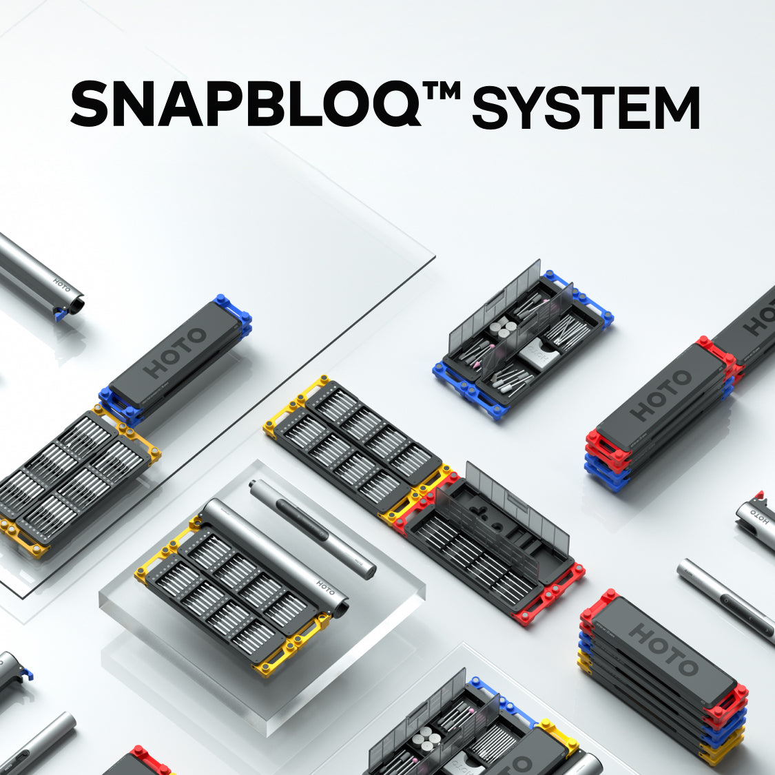 Set maestro de destornilladores eléctricos de precisión SNAPBLOQ™ S-A01