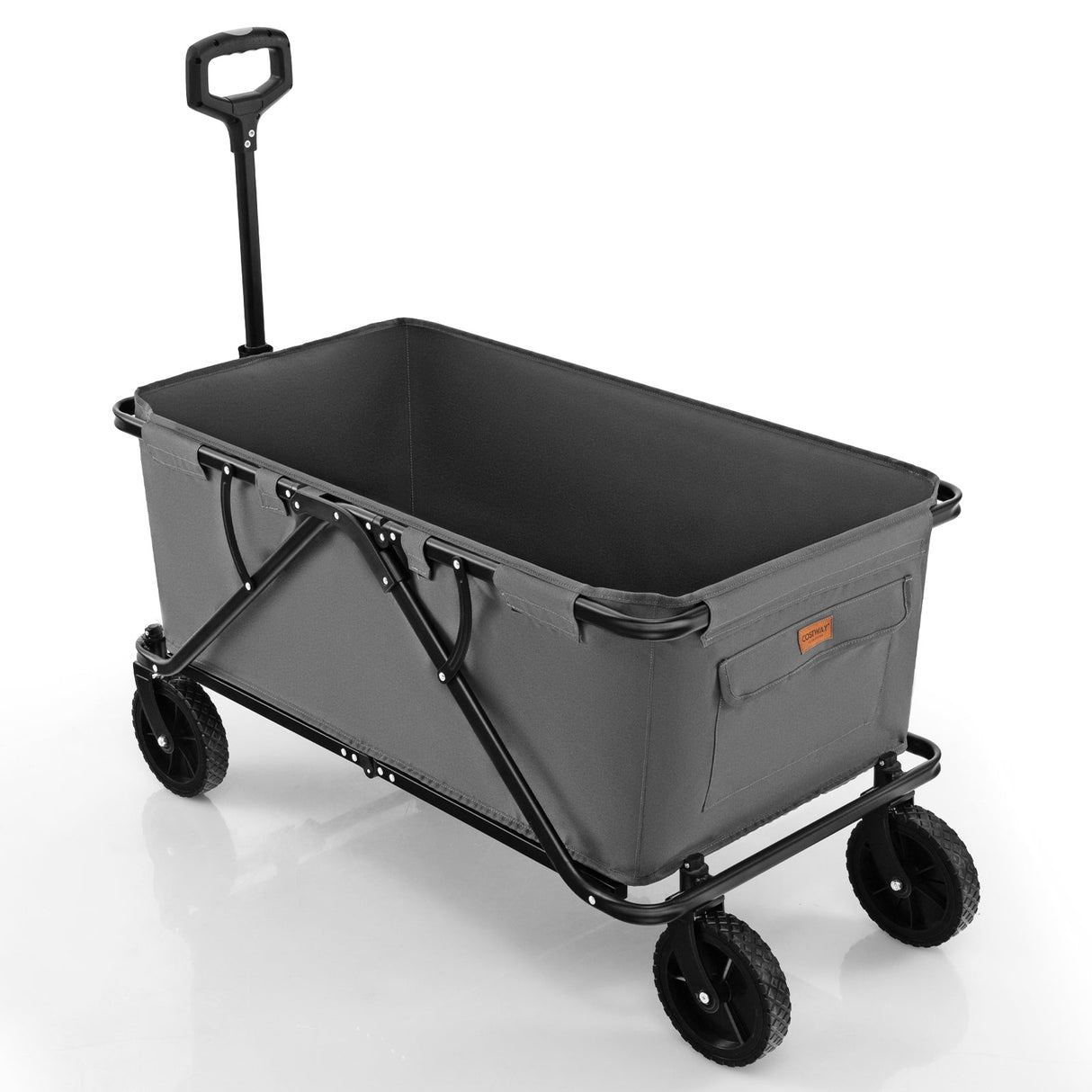 Carro plegable con mango ajustable