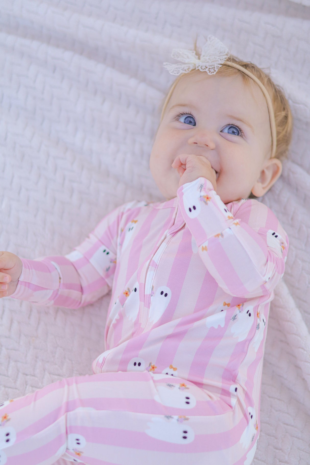 Pijama con cremallera de bambú Be My Boo Halloween