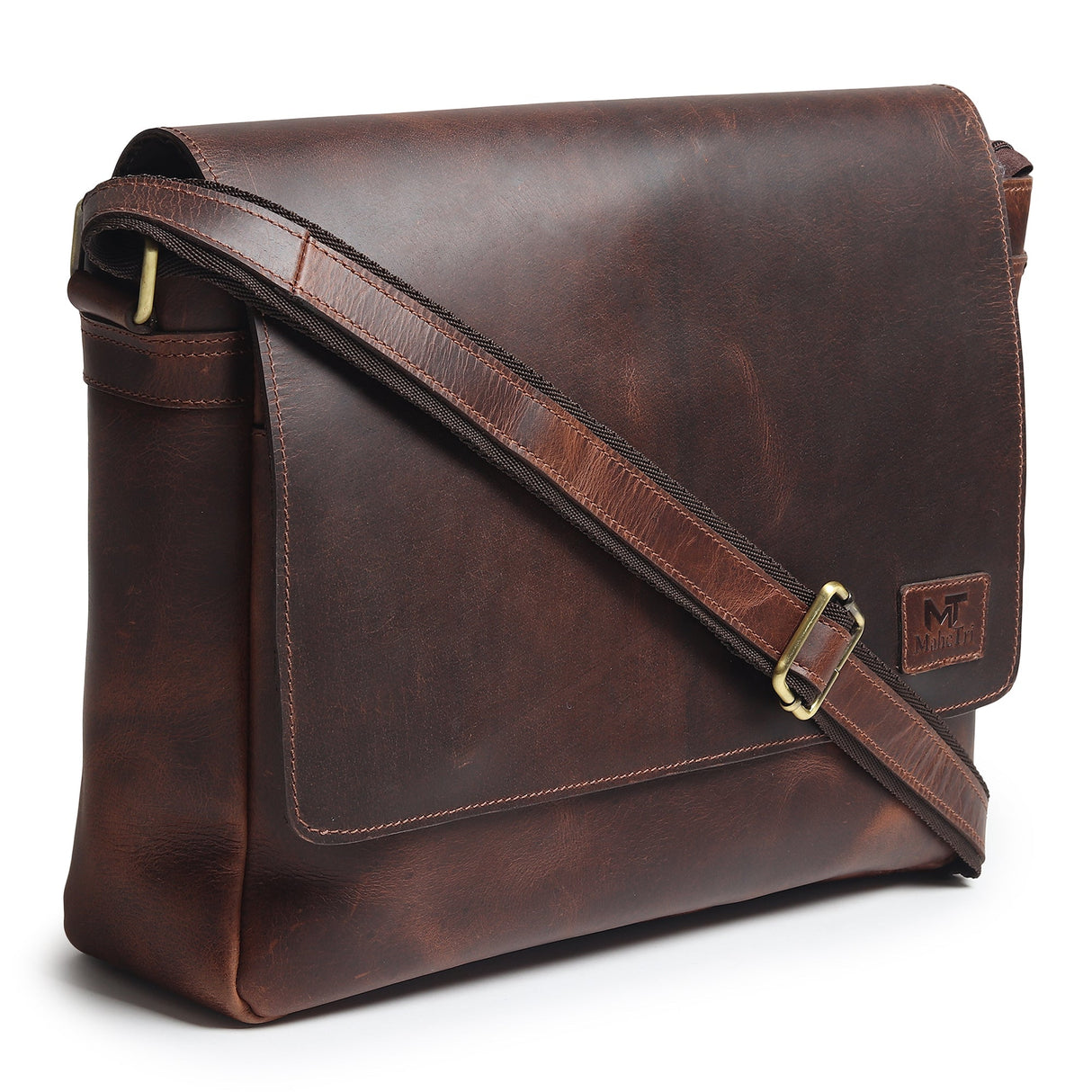 Bolso para portátil de cuero genuino Sitka