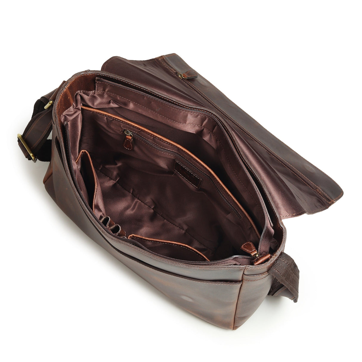 Bolso para portátil de cuero genuino Sitka