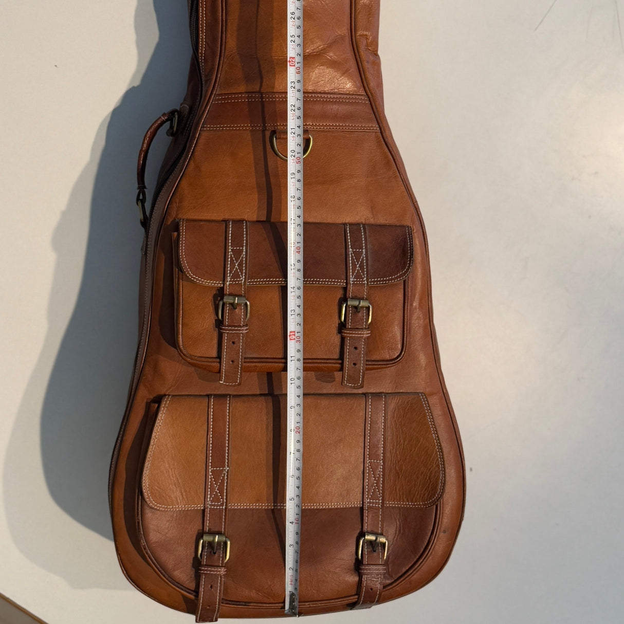 Estuche de cuero personalizado para guitarra