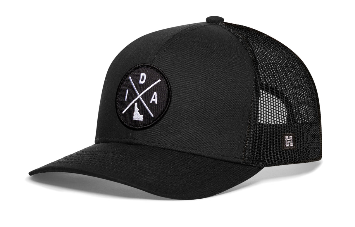 Idaho Trucker Hat | Black IDA X Snapback