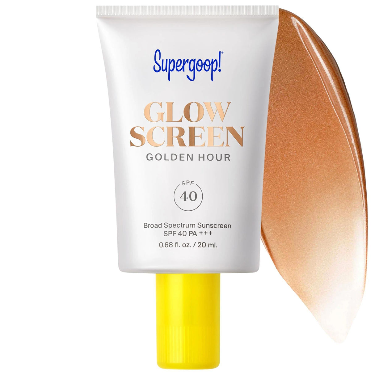 Mini Glowscreen Tinted Sunscreen SPF 40 with Hyaluronic Acid + Niacinamide - Hydrating Primer for Radiant Finish