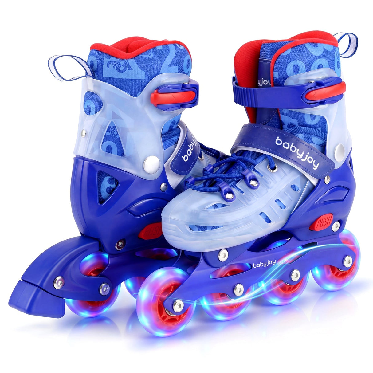 Patines en línea para niños con ruedas iluminadas para principiantes de 9 a 14 años