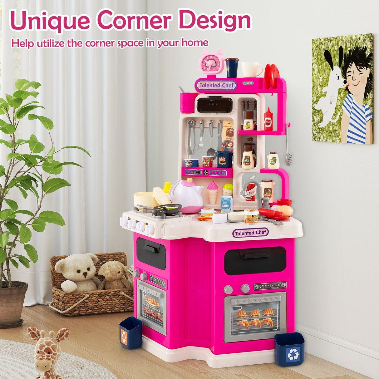 Juego de cocina de juguete para niños
