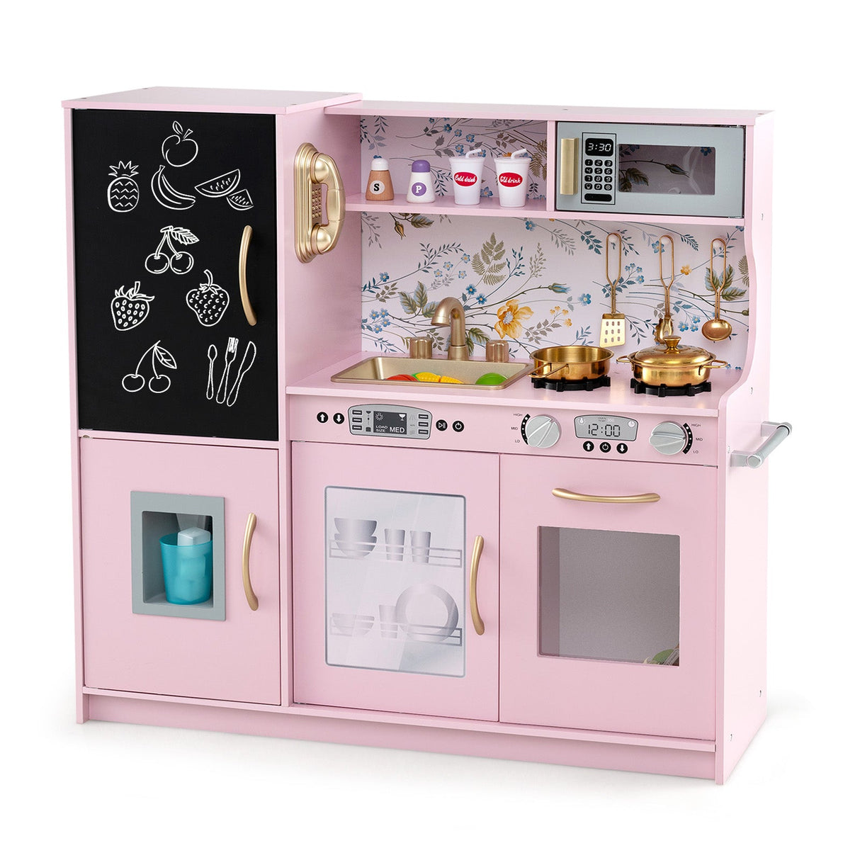 Cocina de juguete para niños y niñas de 3 a 6 años