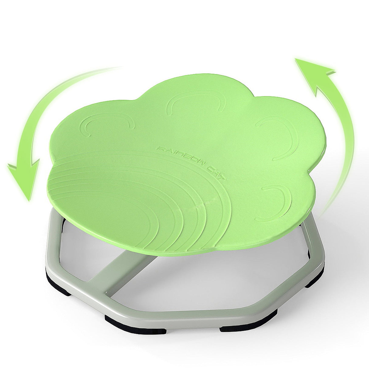 Kids Sensory Swivel Chair Cat Claw 360° Spinning Chair with Non-Slip Metal Base