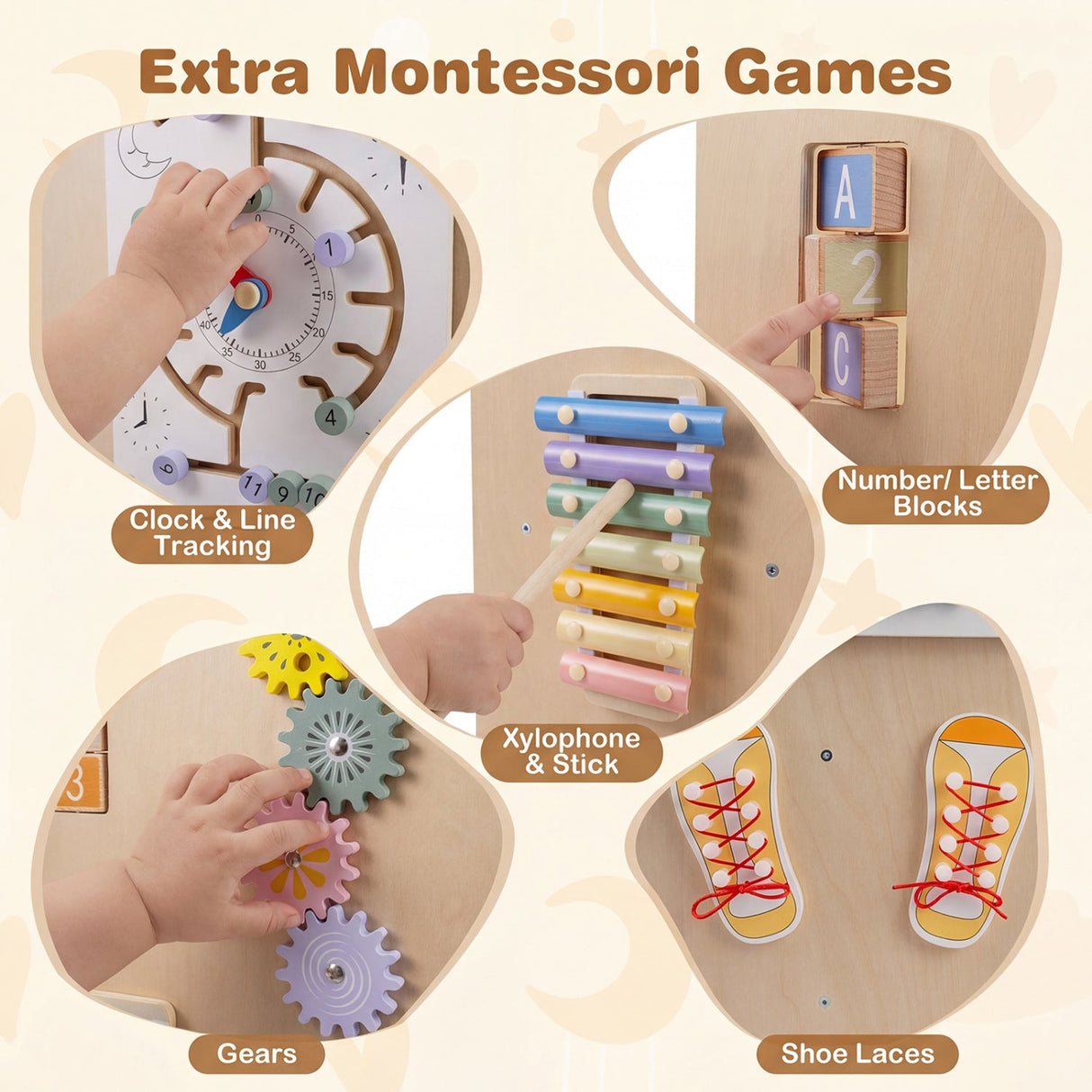 Torre de Aprendizaje para Niños con Pizarra Desmontable y Juegos Montessori para Mayores de 3 Años