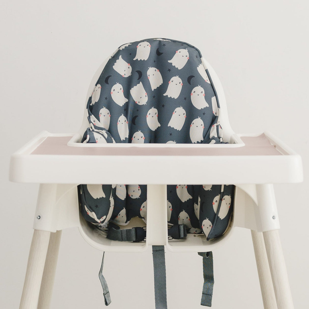 Black Ghost Print IKEA Antilop Cushion Cover - Optional Custom Embroidery!