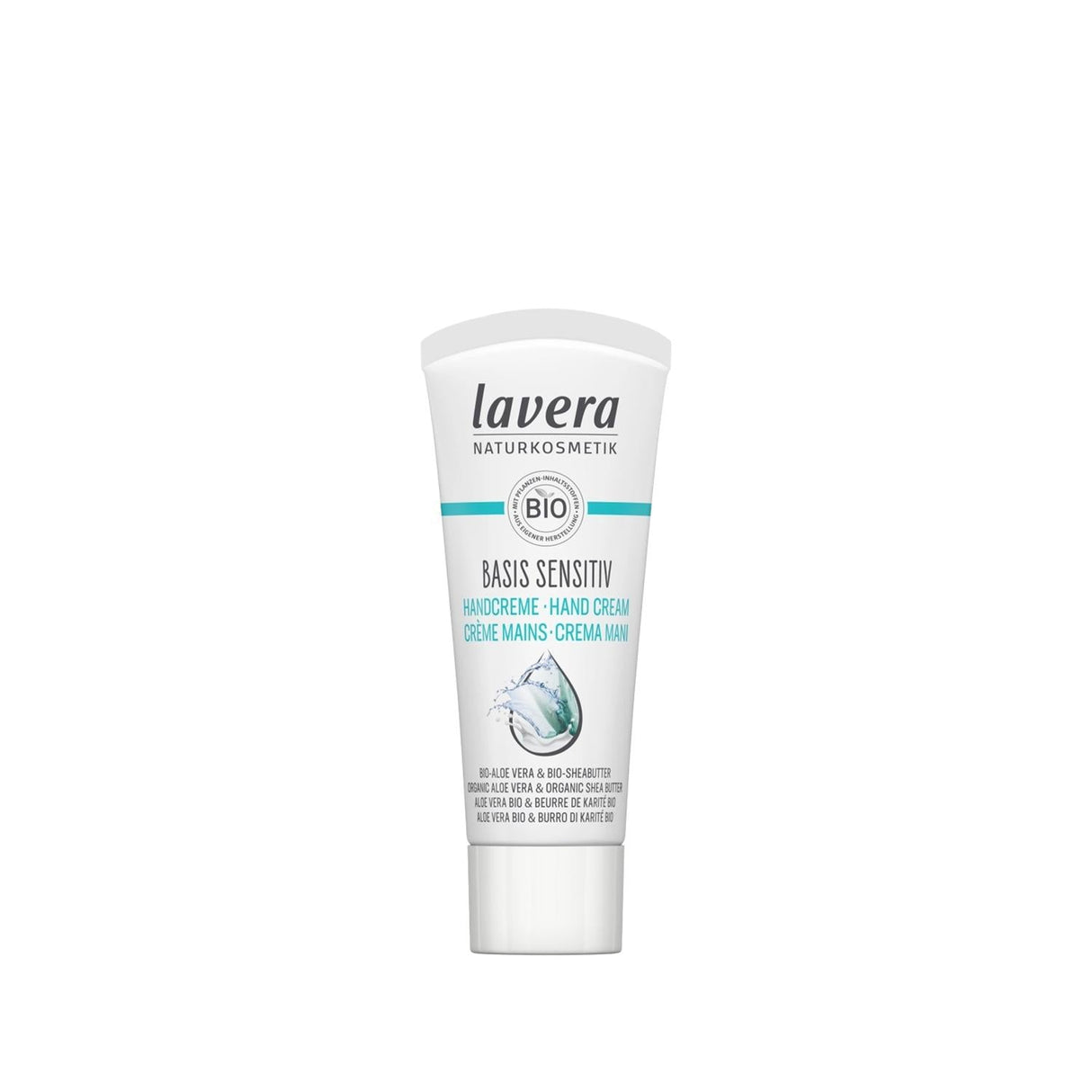 Lavera Basis Sensitiv Hand Cream: Organic Relief for Dry, Sensitive Skin | Travel Size Moisturizer