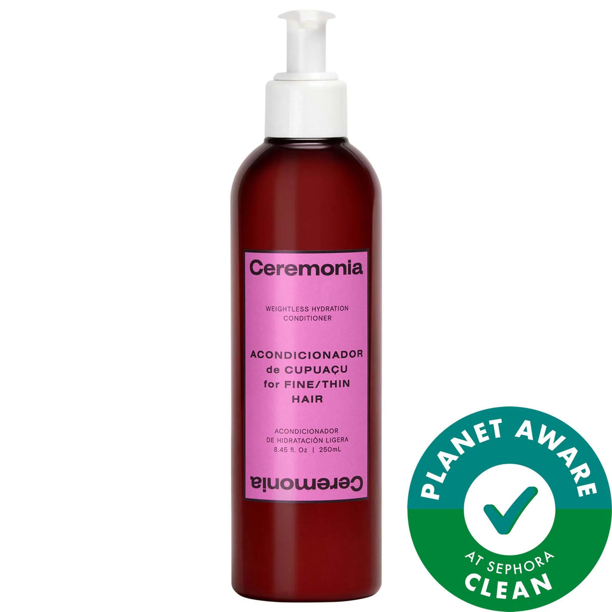 Ceremonia Weightless Hydration Conditioner for Fine/Thin Hair - Silicone-Free, Vegan, Hydrating Conditioner for Fine Hair