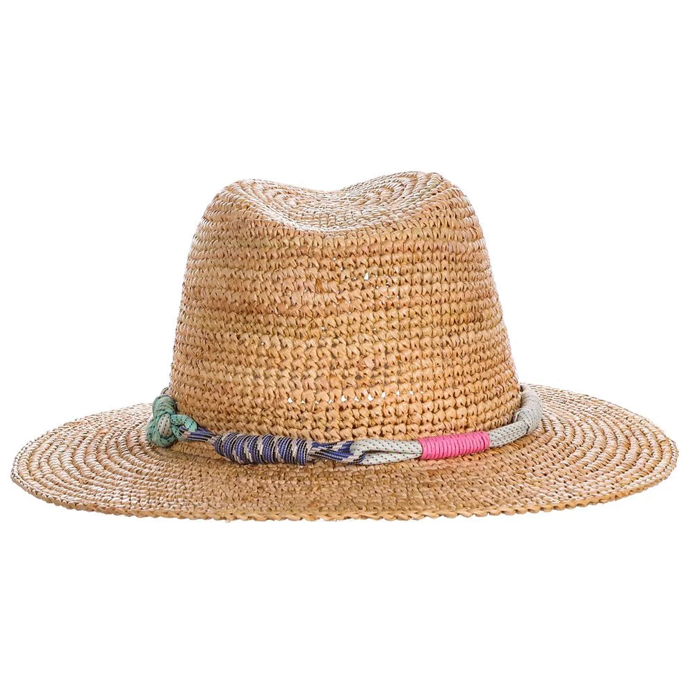 Scala Calla - Sombrero Fedora de Paja para Mujer