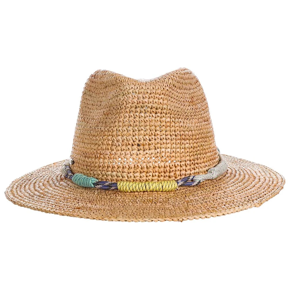 Scala Calla - Sombrero Fedora de Paja para Mujer