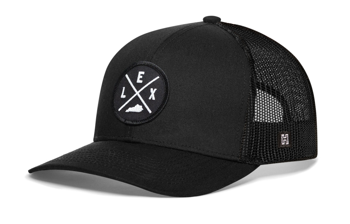 Lexington Trucker Hat | Black LEX X Snapback