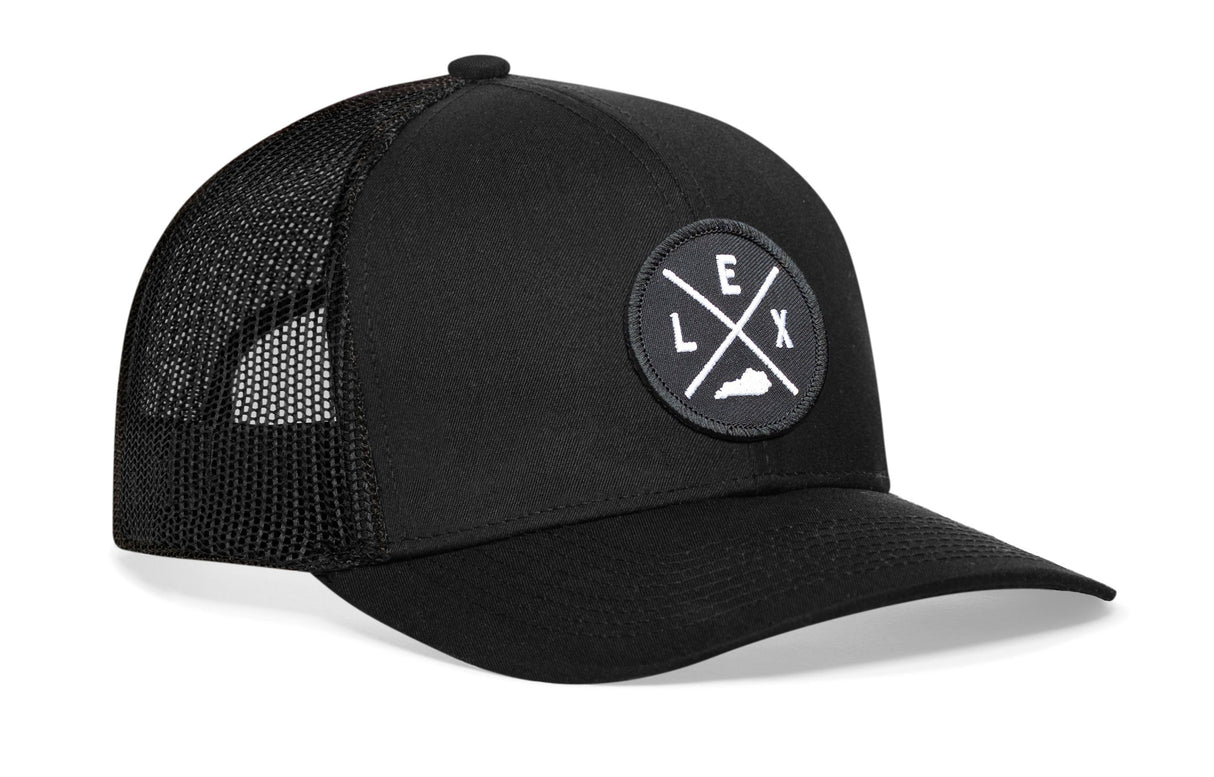 Lexington Trucker Hat | Black LEX X Snapback