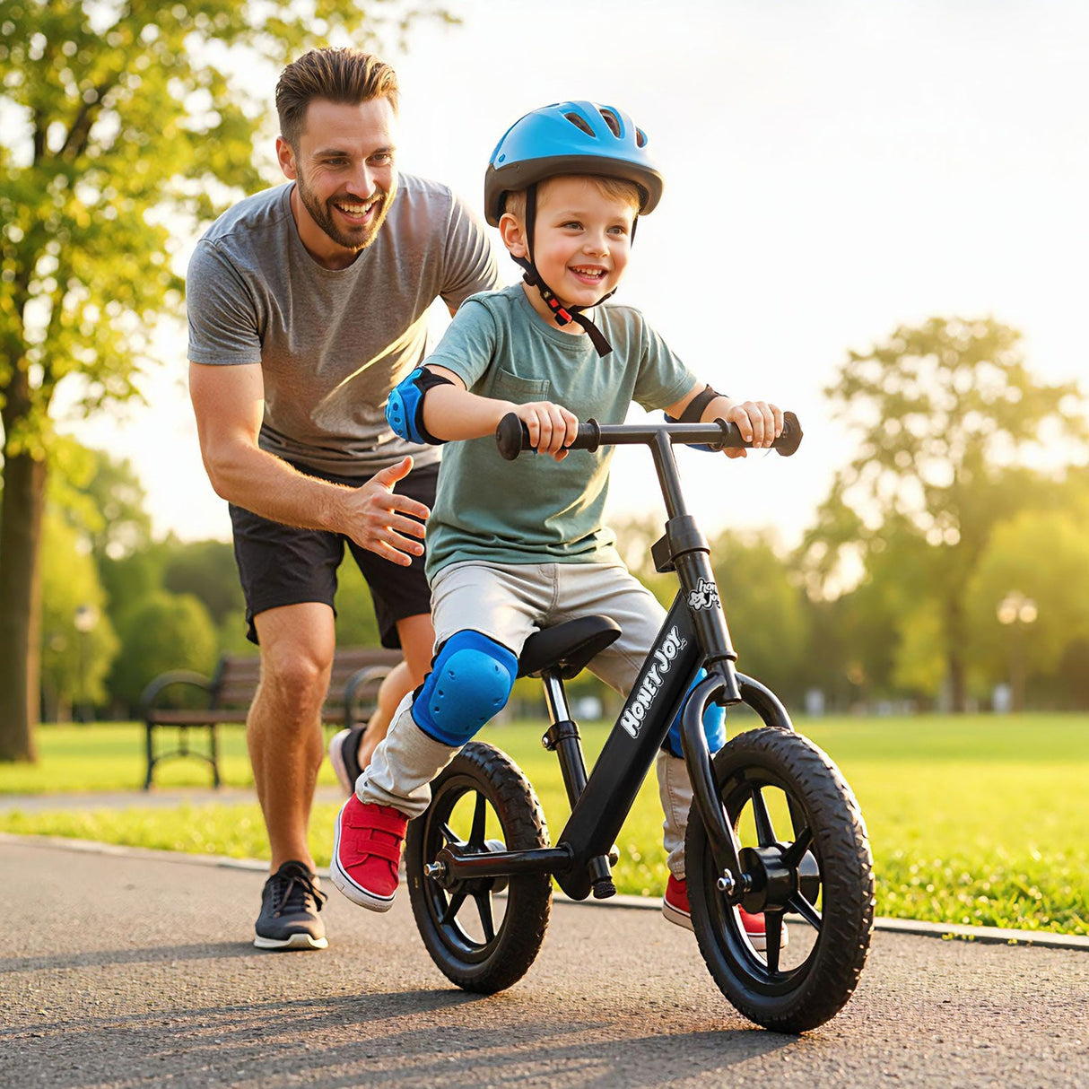 Bicicleta de equilibrio ligera sin pedales para niños pequeños