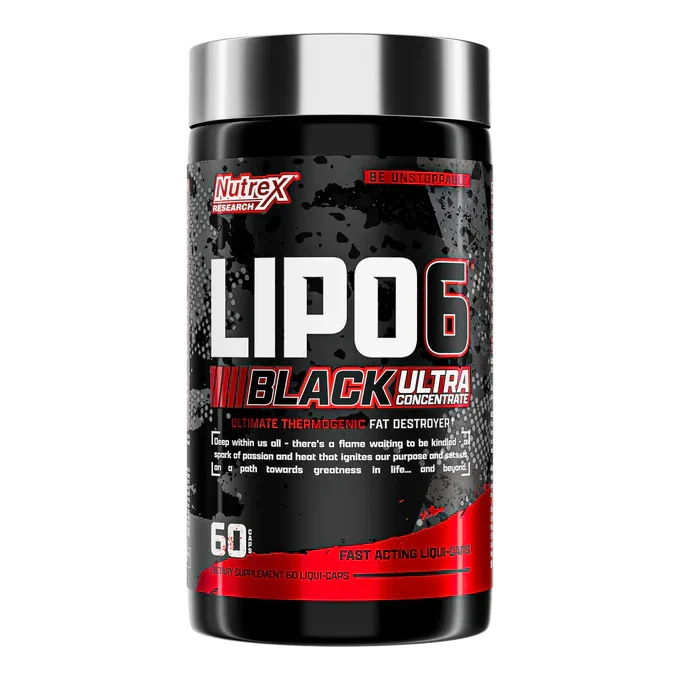 Nutrex LIPO-6 Black Ultra Concentrado, 60 Cápsulas