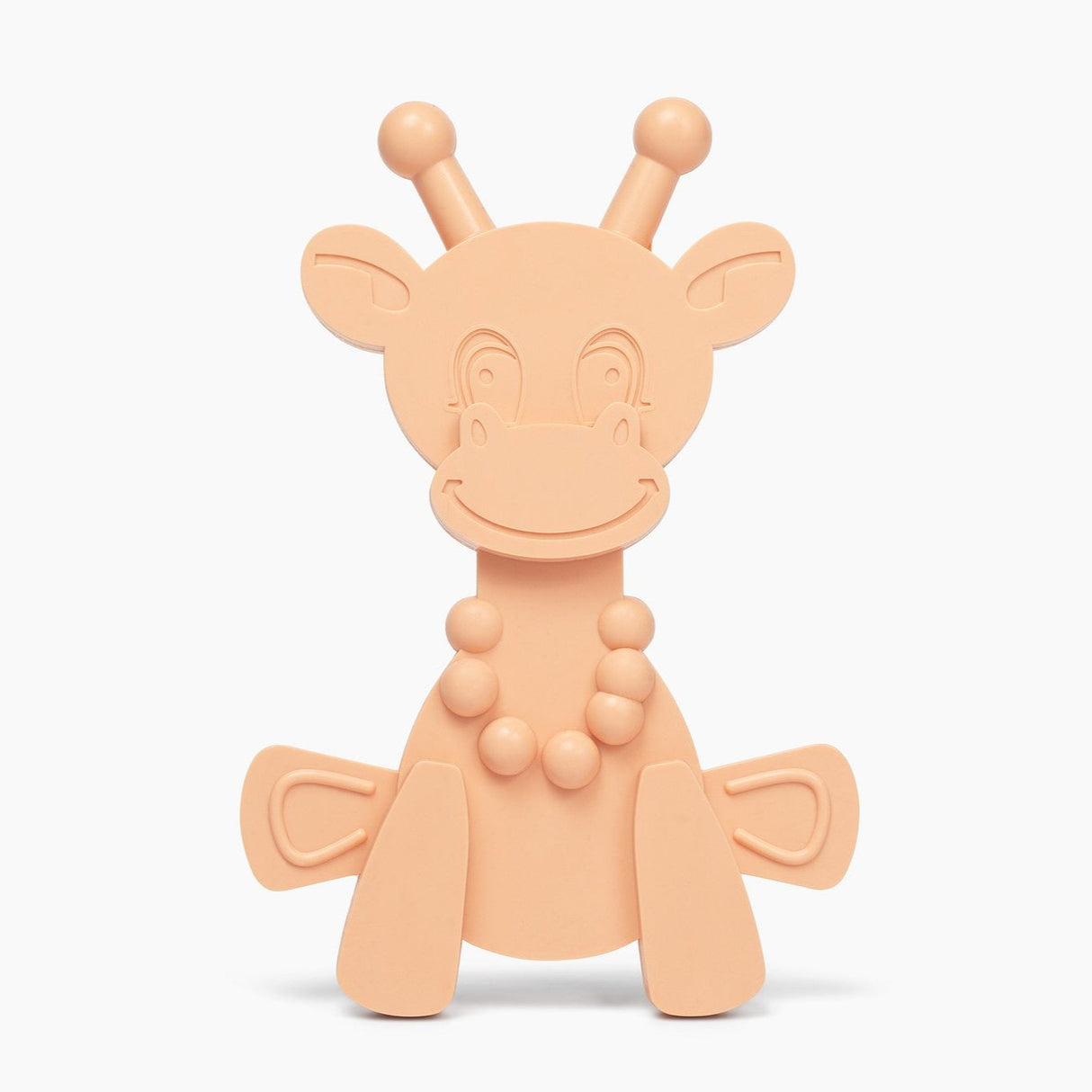 The Little Bamber - Pink - Natural Rubber & Baltic Amber Teething Toy