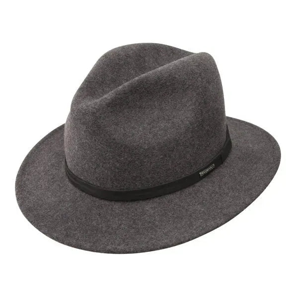 Stetson Explorer - Sombrero fedora de lana suave