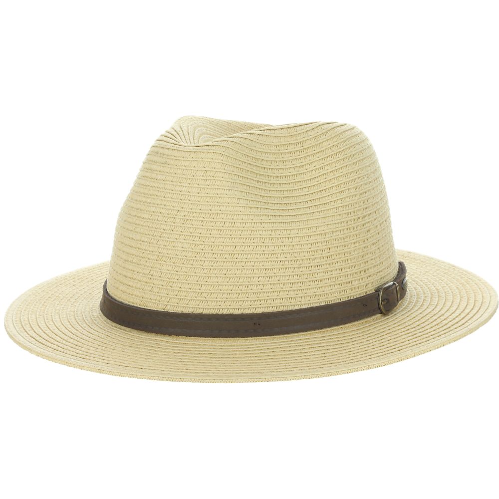 Scala Amazon Safari - Sombrero Fedora Outback de Paja con Protección Solar UPF 50+