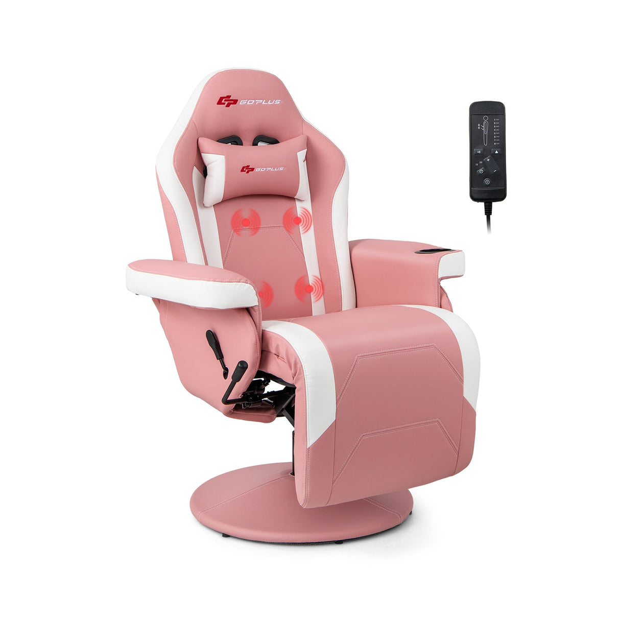 Sillón Reclinable de Masaje para Videojuegos con Altura Ajustable