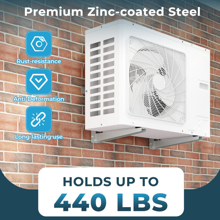 Soporte de pared universal para mini split (6,000–12,000 BTU)