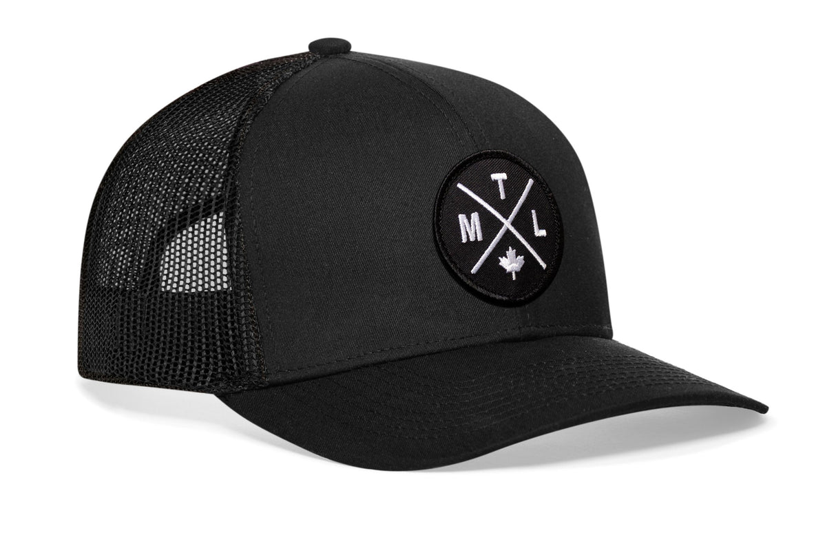 Montreal Trucker Hat | Black MTL X Snapback