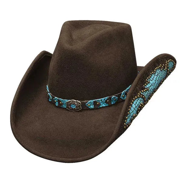 Bullhide Natural Beauty - Sombrero de vaquera de fieltro de lana moldeable
