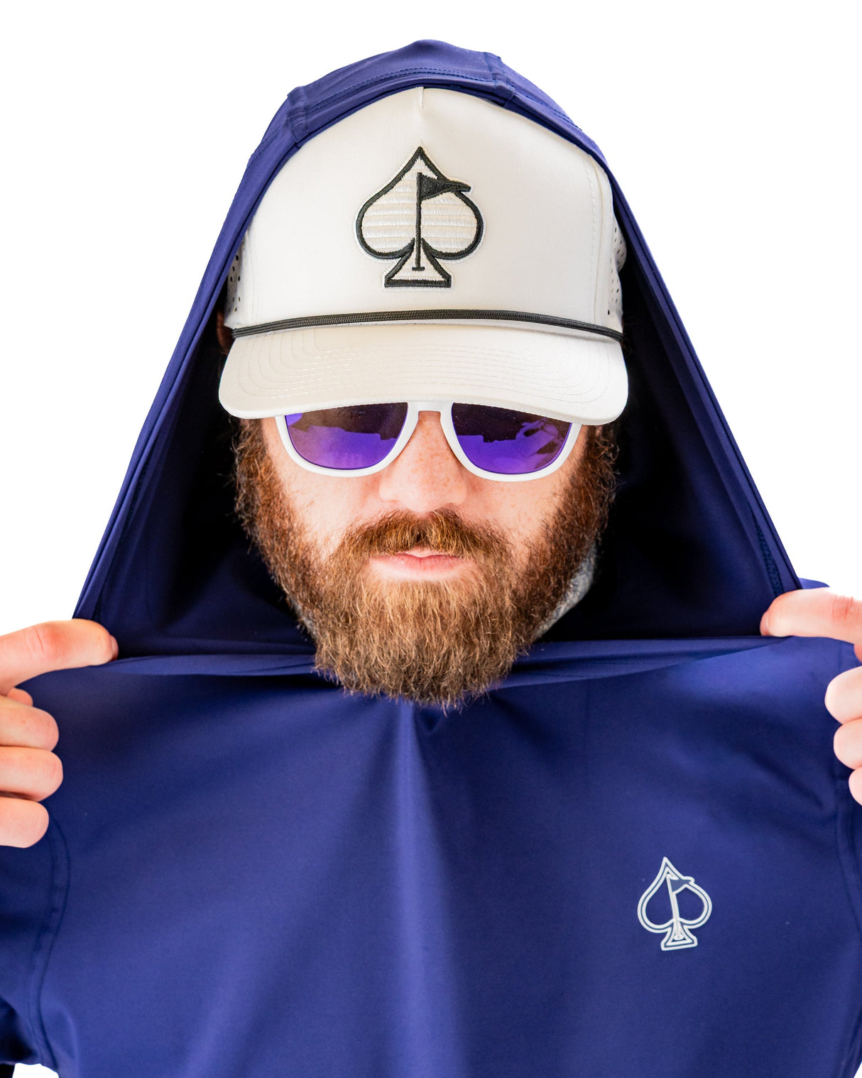 Sudadera con capucha de golf Performance - Azul marino