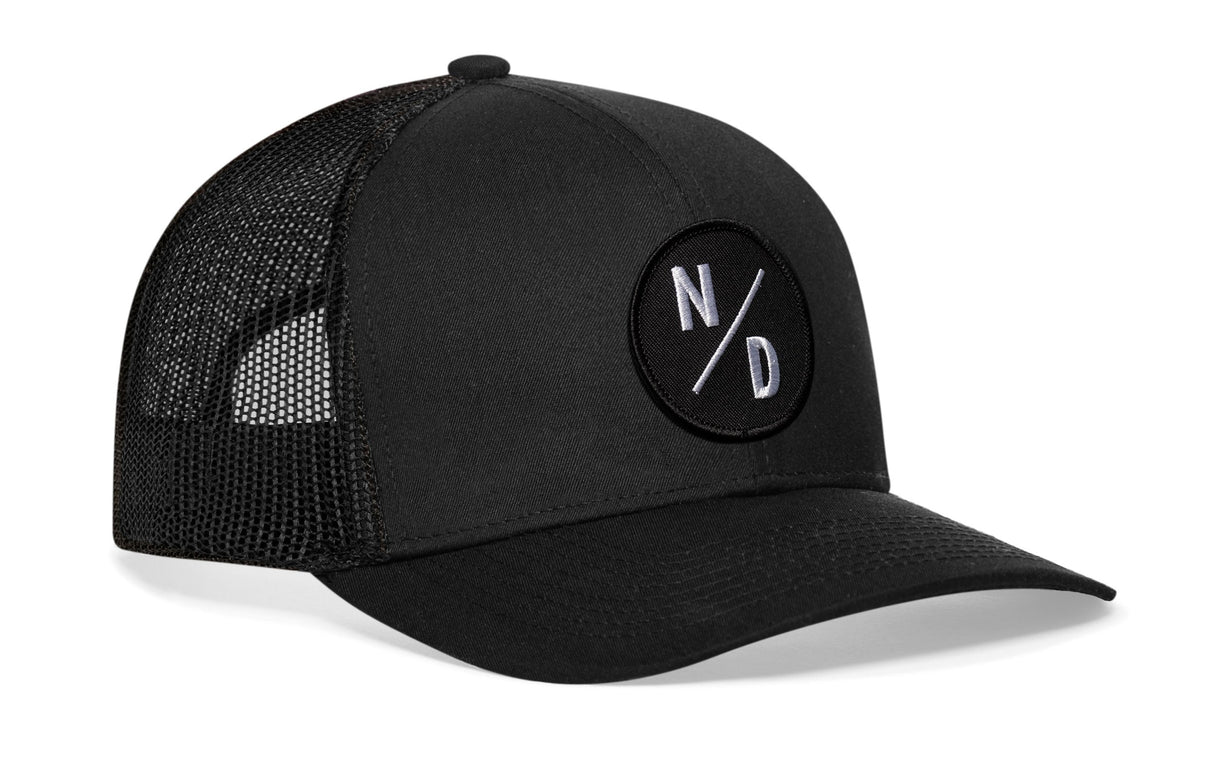 North Dakota Trucker Hat | Black ND X Snapback