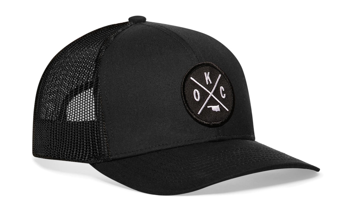 Oklahoma City Trucker Hat | Black OKC X Snapback