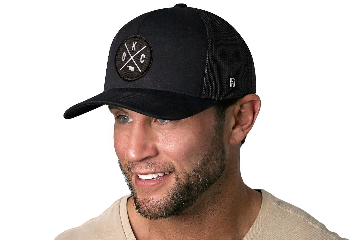 Oklahoma City Trucker Hat | Black OKC X Snapback