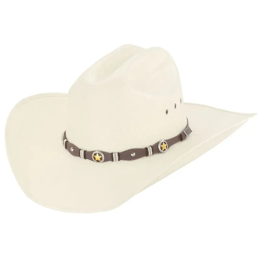 Sombrero Vaquero de Paja (10X) Larry Mahan Oplin (4")