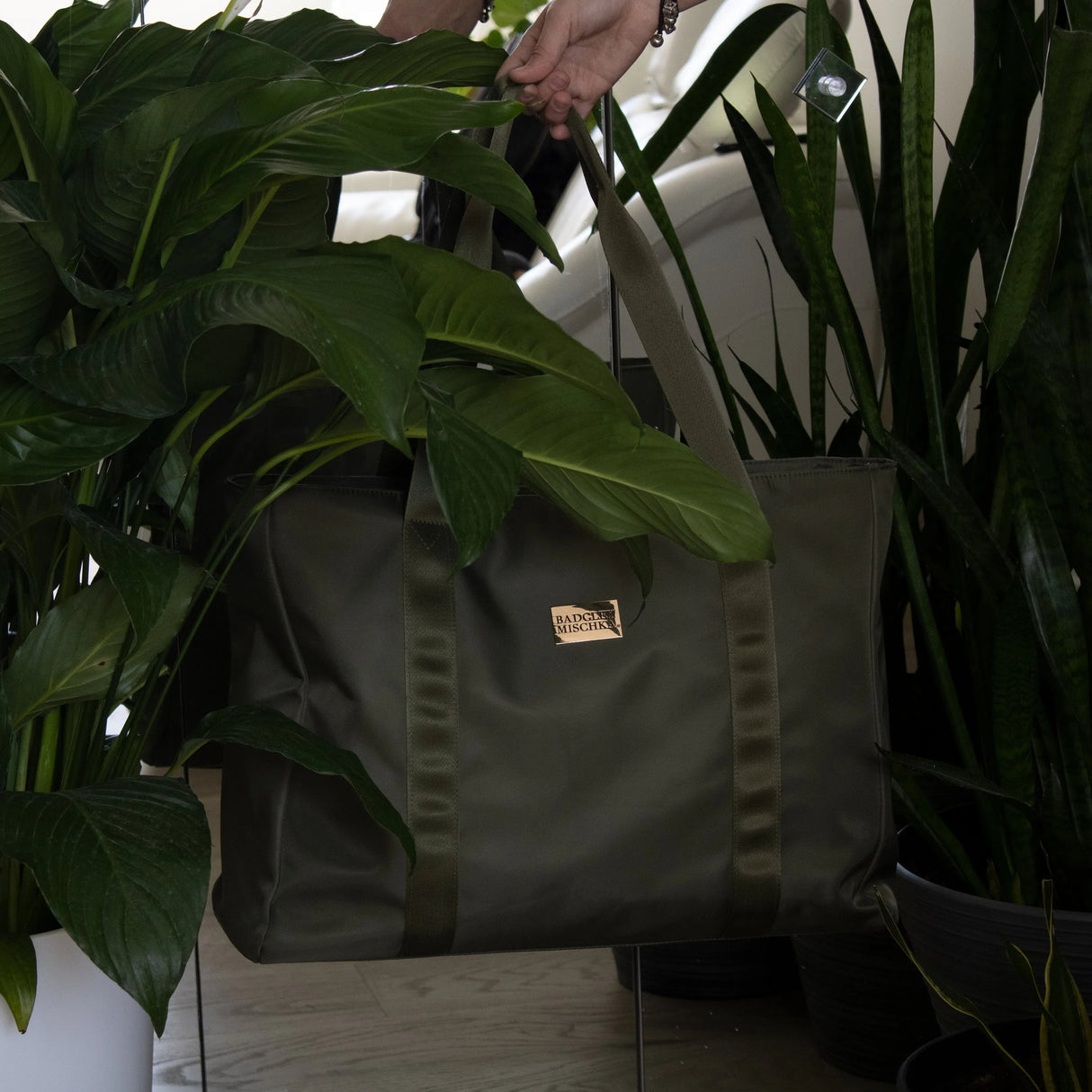 Bolsa de fin de semana de nailon sencilla