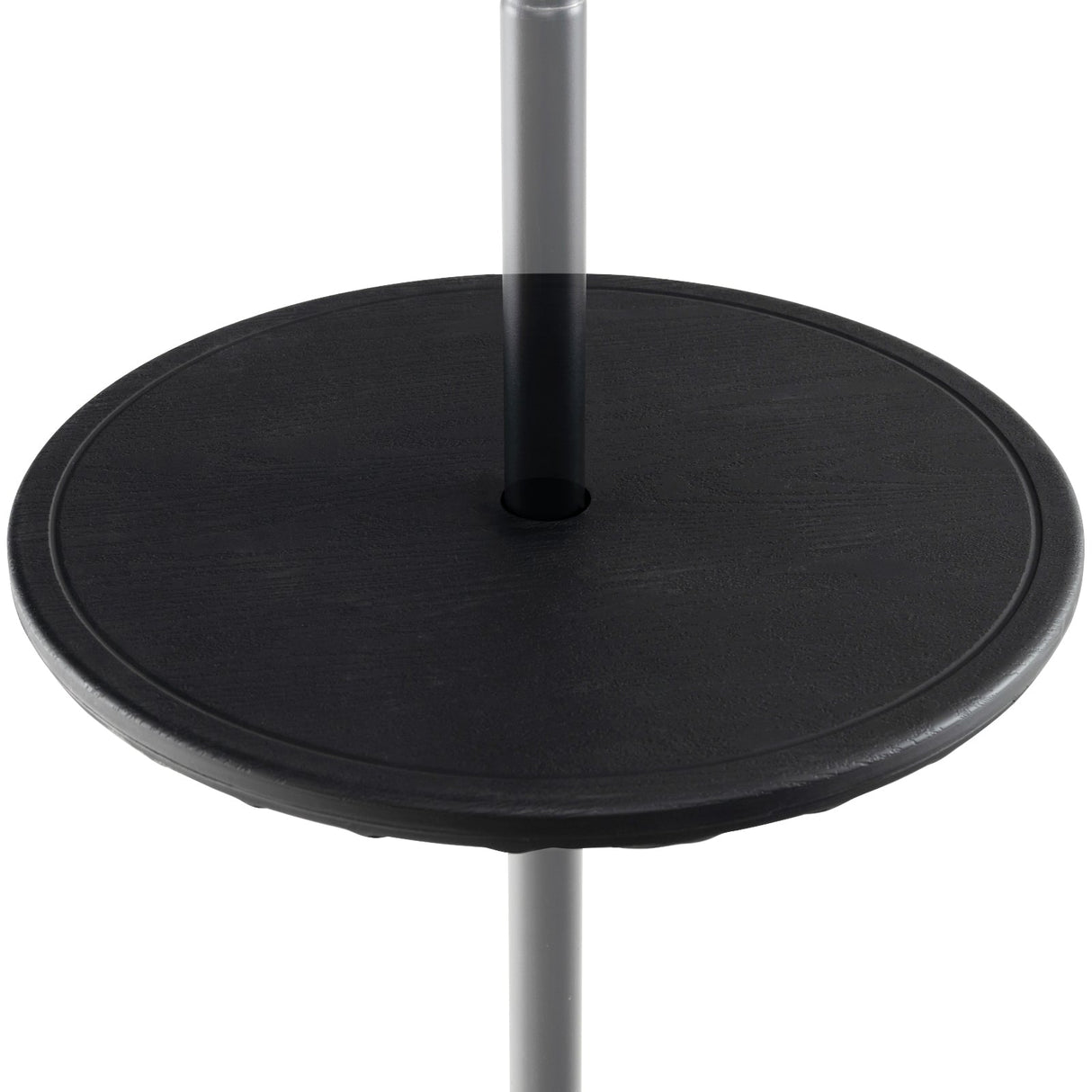 Mesa de sombrilla ajustable para exteriores de 20 pulgadas con orificio para sombrilla de 1.5 pulgadas
