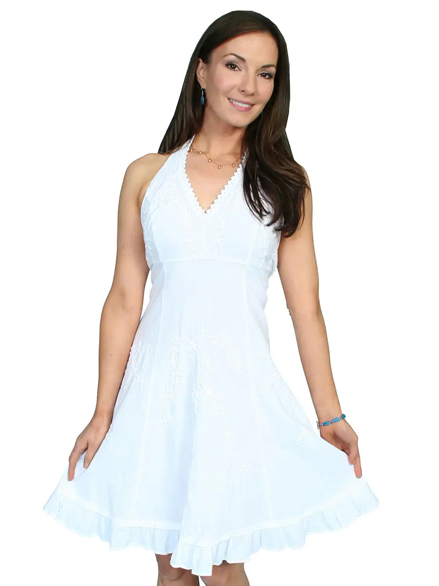 Vestido halter Scully Cantina (PSL-053) - Vestido de verano para mujer
