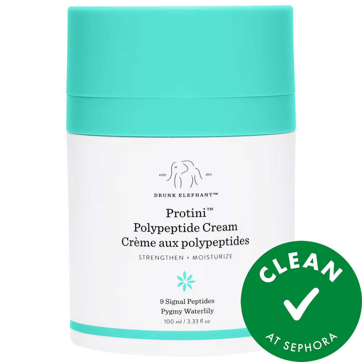 Drunk Elephant Protini Polypeptide Firming Refillable Moisturizer - Vegan, Cruelty-Free Anti-Aging Face Cream