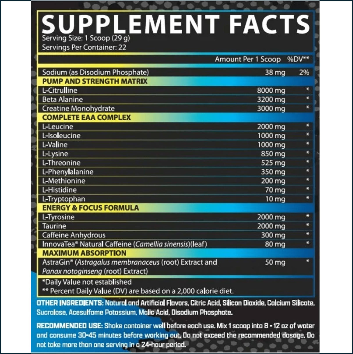 Nutrex OutLift Clinical, 22 porciones
