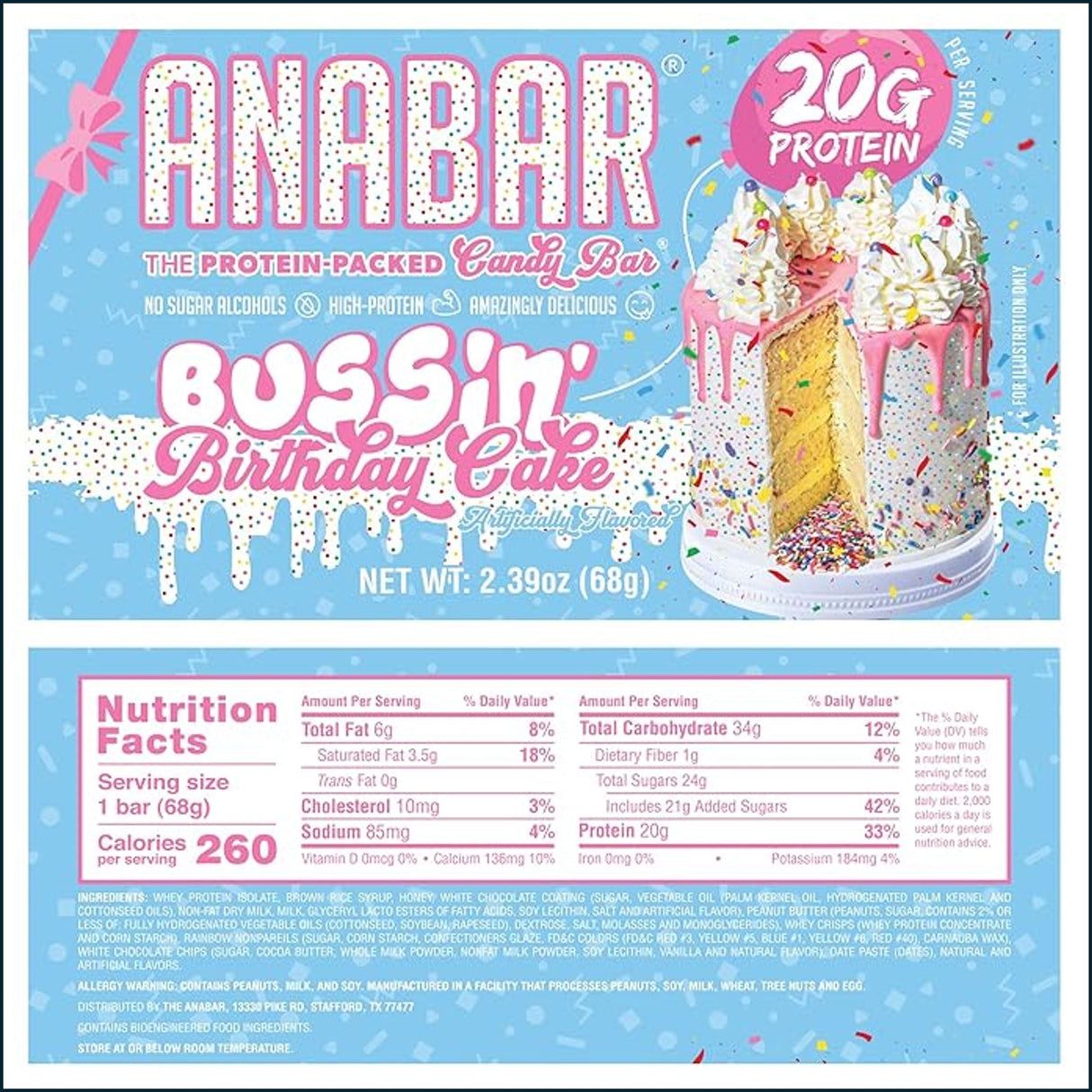 Barrita de proteína Anabar - Individual