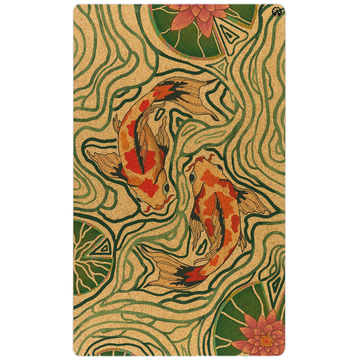 Esterilla de yoga de corcho Nomad XL Pond of Harmony