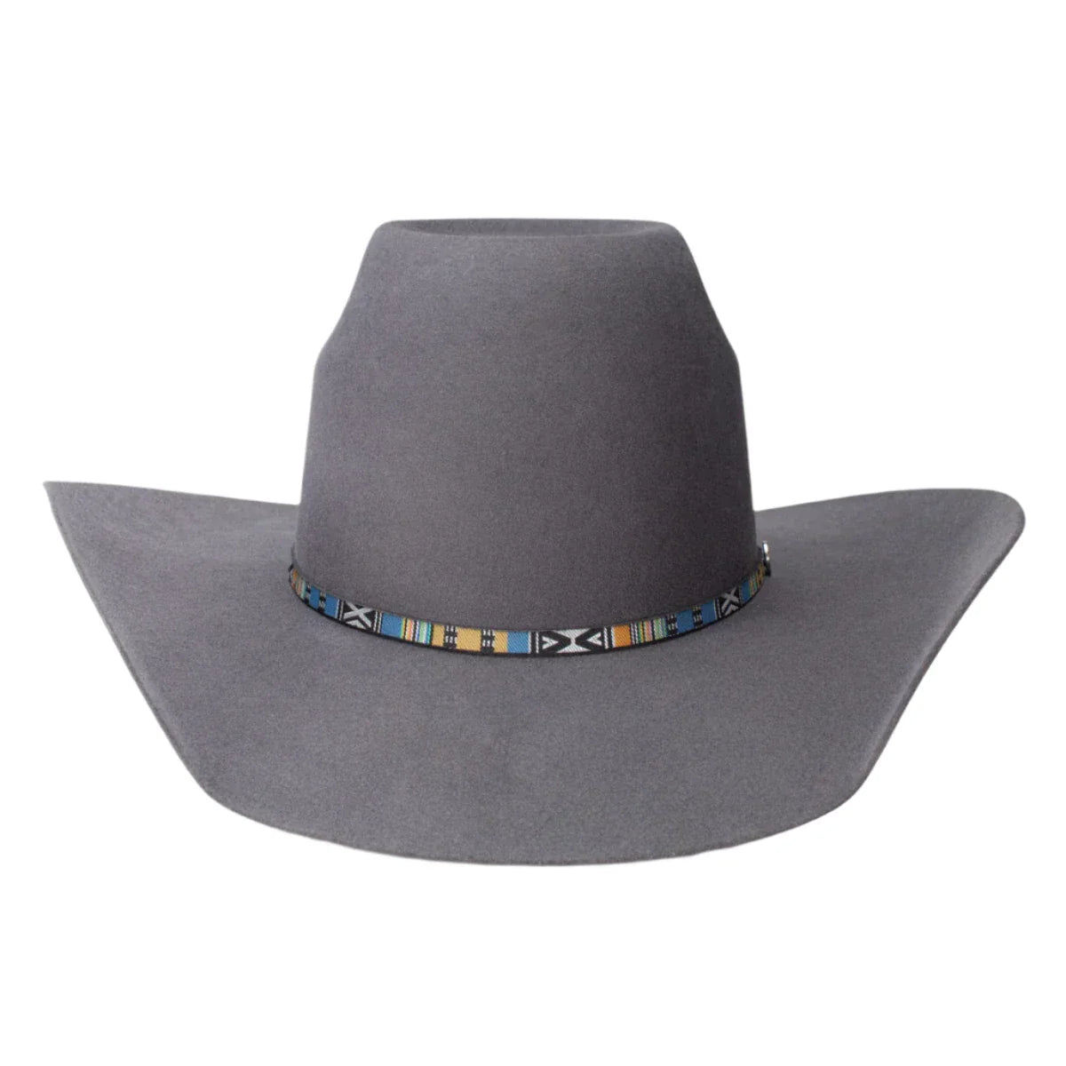 Resistol HOOey Silver Smoke - Sombrero vaquero de fieltro de lana (3X)
