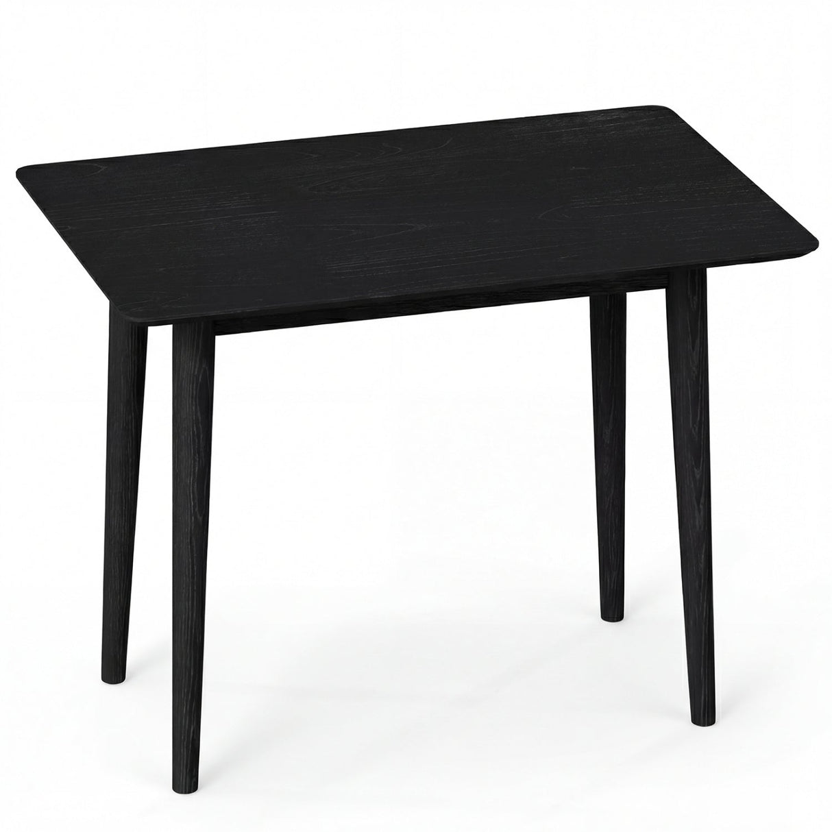 Mesa de comedor rectangular de madera para 2-4 personas, mesa de cocina rústica de madera maciza de 34 pulgadas