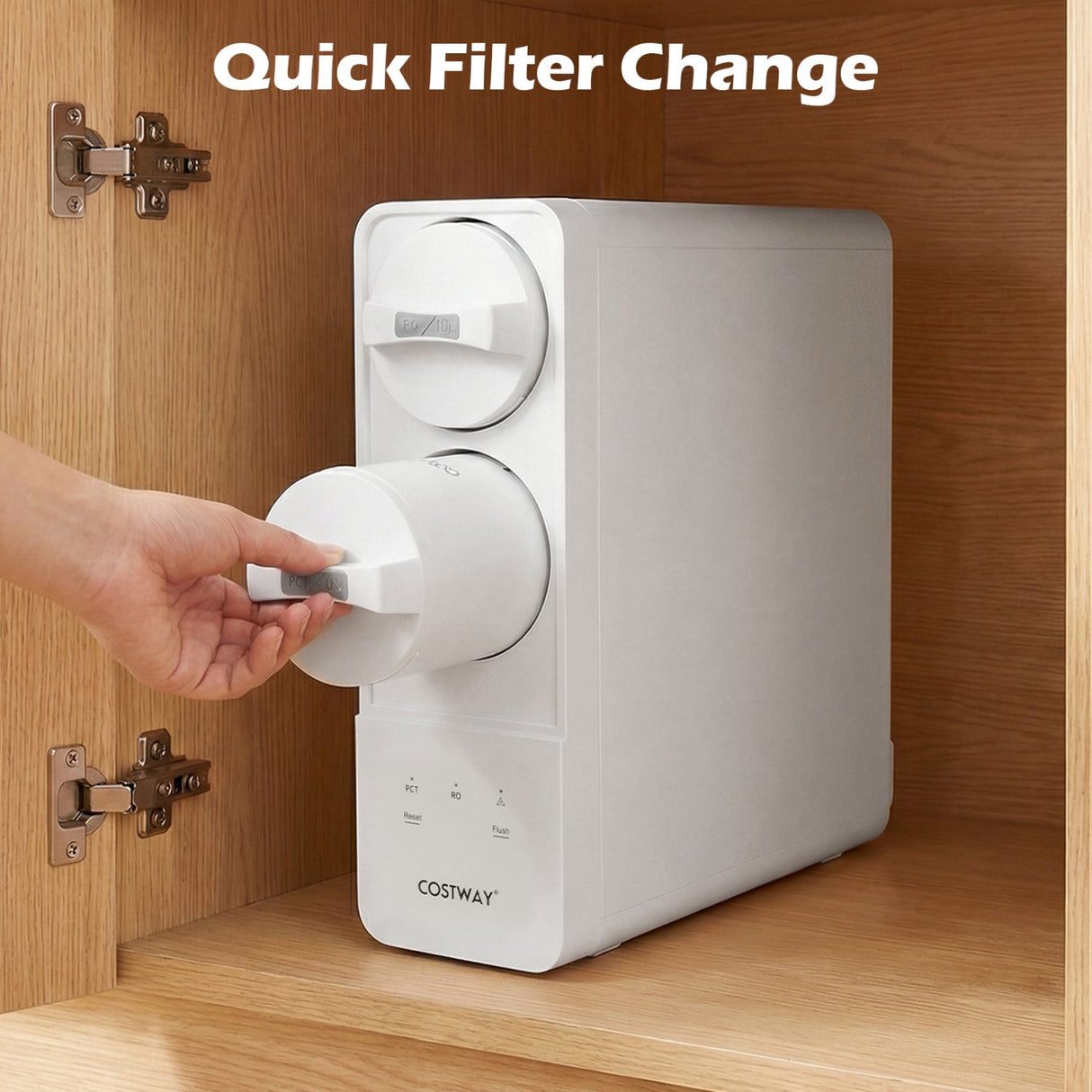 Filtro de PCT de reemplazo para sistema de ósmosis inversa bajo fregadero AW-RB20/AW-RB05