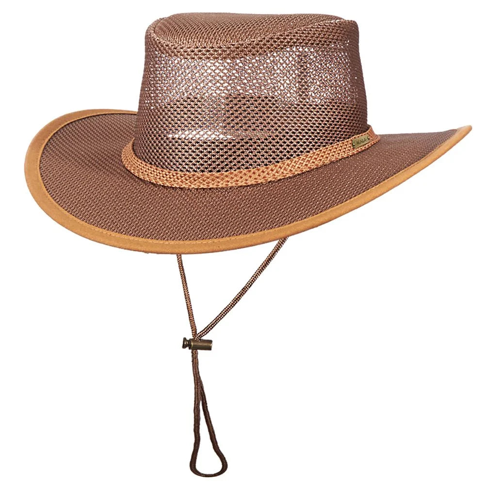 Scala Grand Canyon - Sombrero australiano de nailon con malla