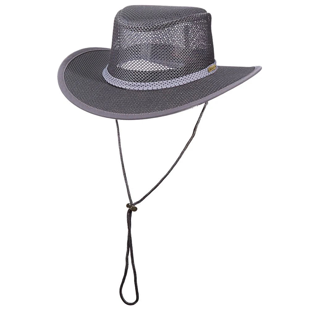 Scala Grand Canyon - Sombrero australiano de nailon con malla