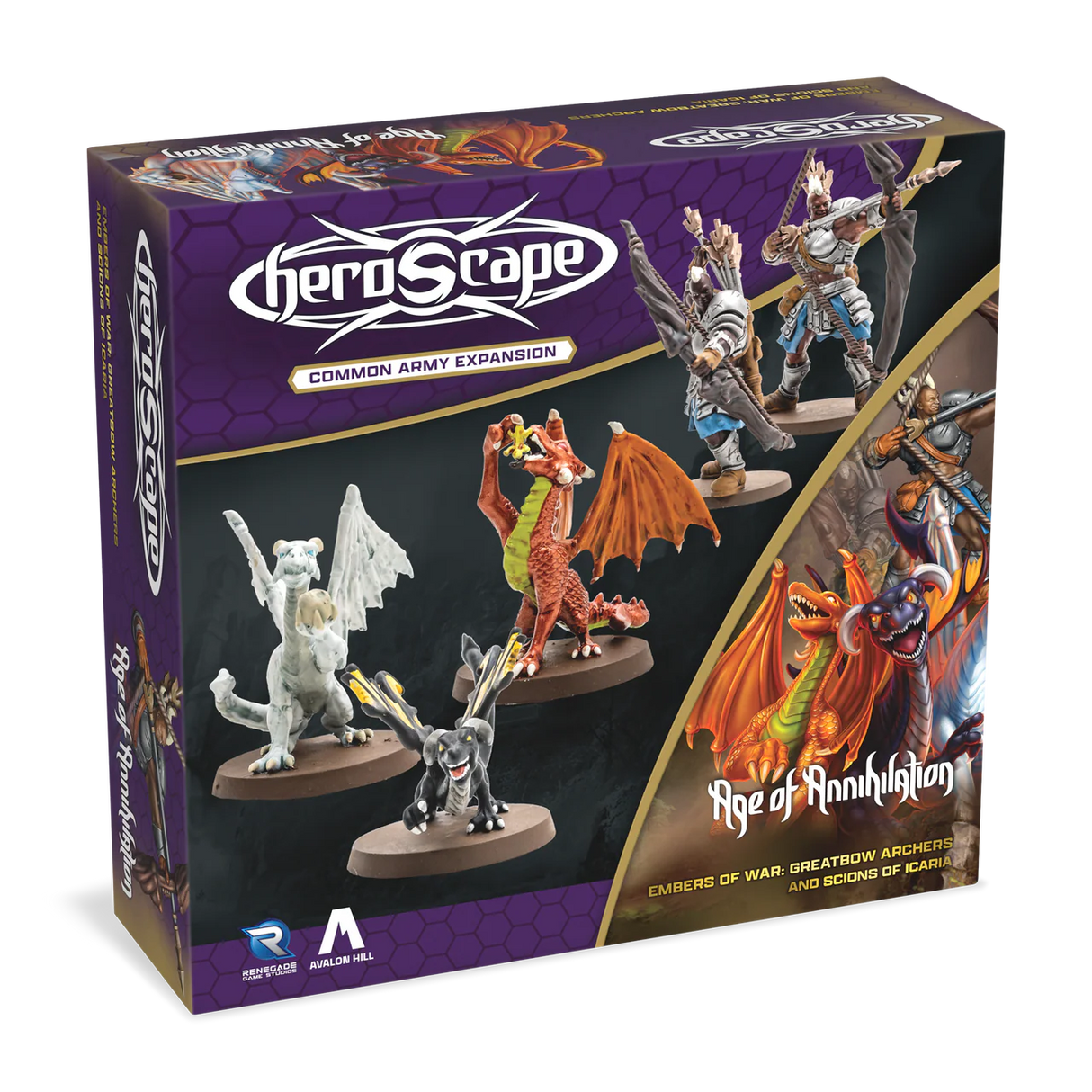 Heroscape: Age of Annihilation - Greatbow Archers and Scions of Icaria Army Expansion