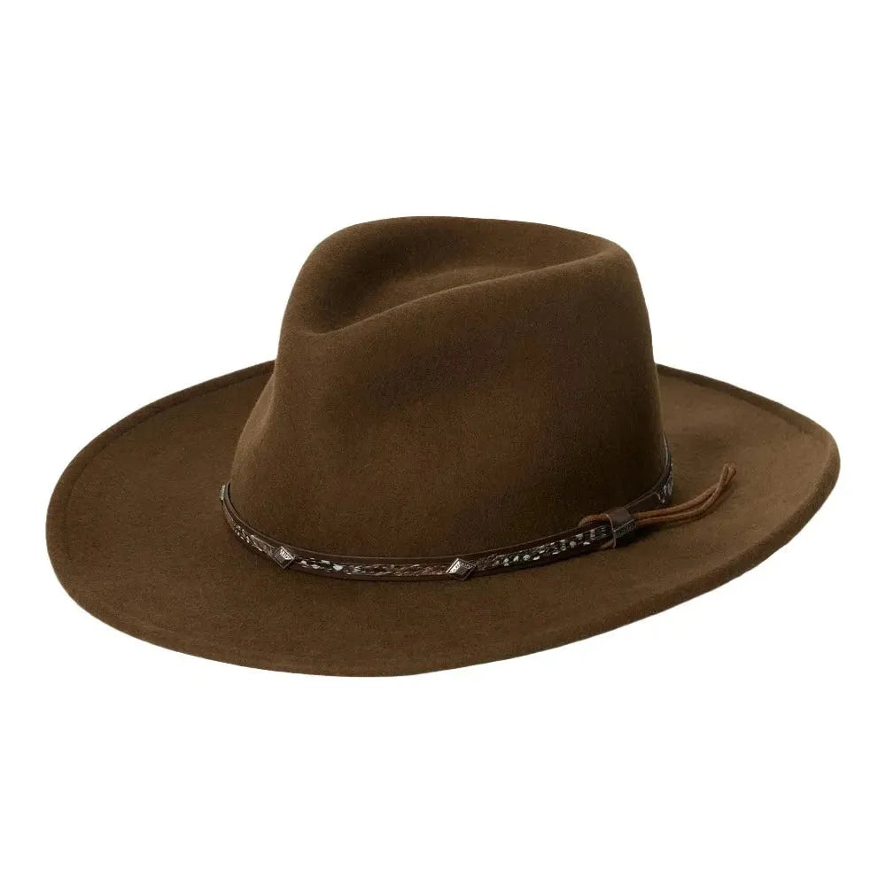 Stetson Mountain Sky - Sombrero vaquero de fieltro de lana suave