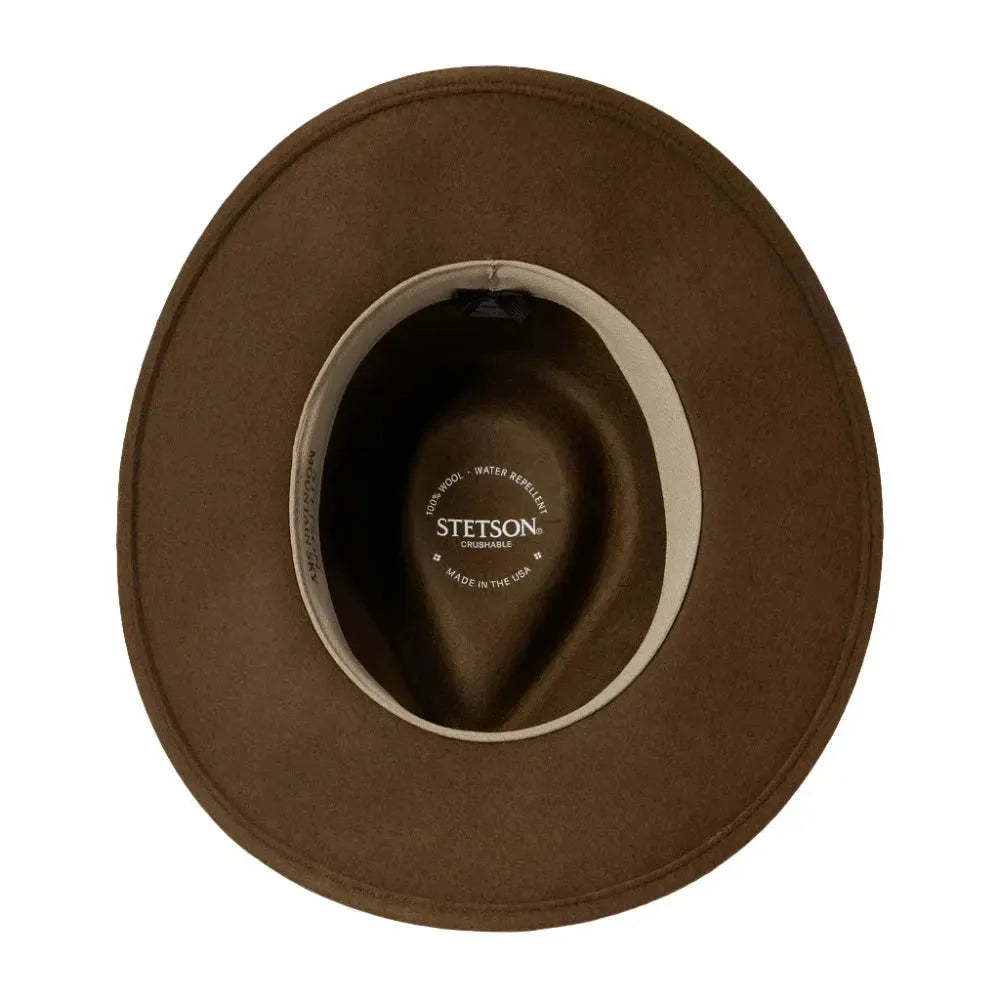 Stetson Mountain Sky - Sombrero vaquero de fieltro de lana suave